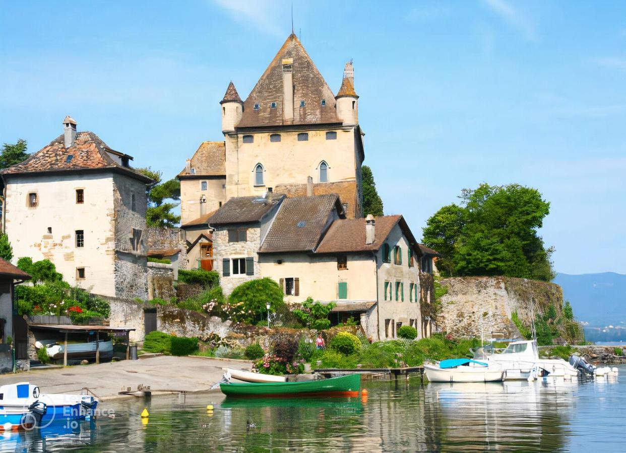 Maison En Duplex I Yvoire I Lac Leman I Medievale Dış mekan fotoğraf