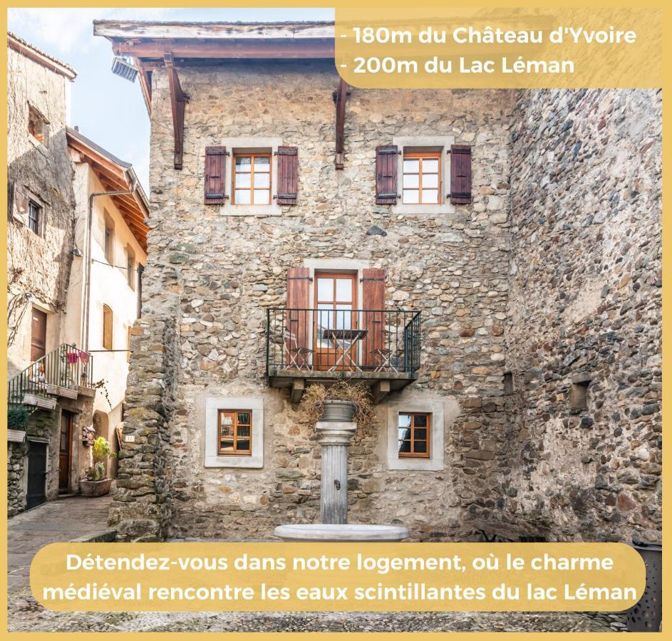 Maison En Duplex I Yvoire I Lac Leman I Medievale Dış mekan fotoğraf